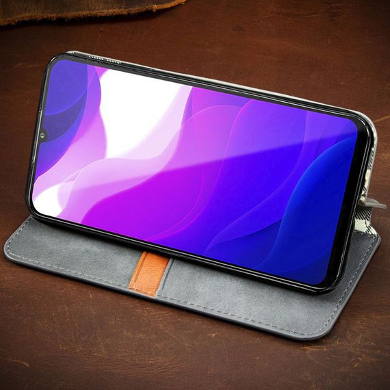 Кожаный чехол книжка GETMAN Cubic (PU) для Xiaomi Redmi 9C | Зображення 3