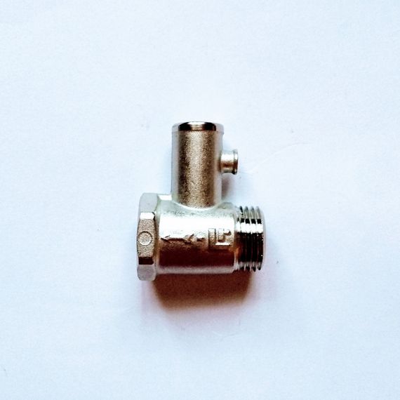 Запобіжний зворотний клапан для бойлера на різьбі 1/2" без прапорця (важеля) Італія | Зображення 2