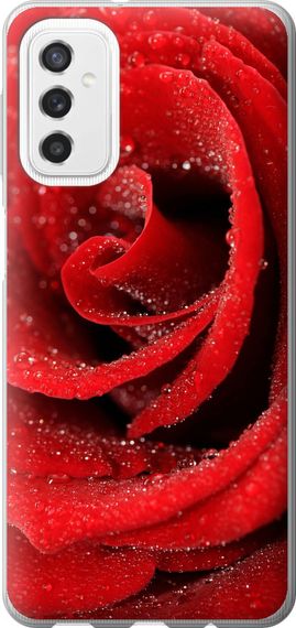 Чехол на Samsung Galaxy M52 M526B Красная роза "529u-2490-17620"