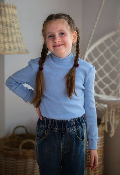 Водолазка дитяча Носи своє 116 Блакитний (p-7440-146625) | Зображення 1