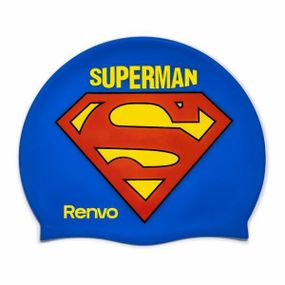 Дитяча Шапочка для плавання 6-12 років Renvo Kuttara Superman JR Синій OSFM (1SC200-0408)