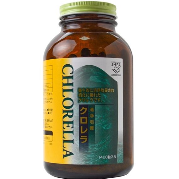 Хлорелла Orihiro Chlorella 1400 Tabs | Зображення 1