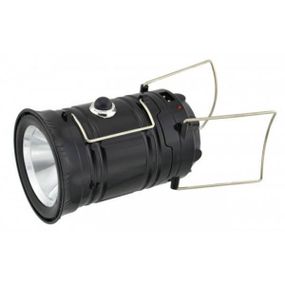 Ліхтар Кемпінговий світлодіодний на сонячних батареях SH5800T Чорний