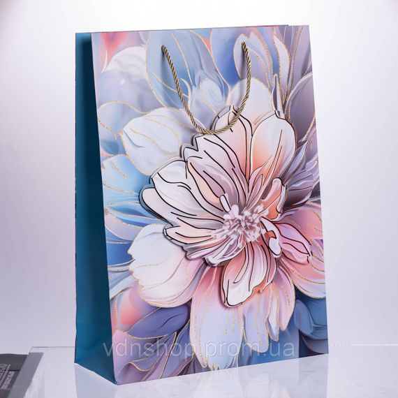 Набір подарункових пакетів з паперу 12 (шт.) картонні гарні пакети для подарунків 30×12×42 (см) HP-10359-10 | Зображення 6