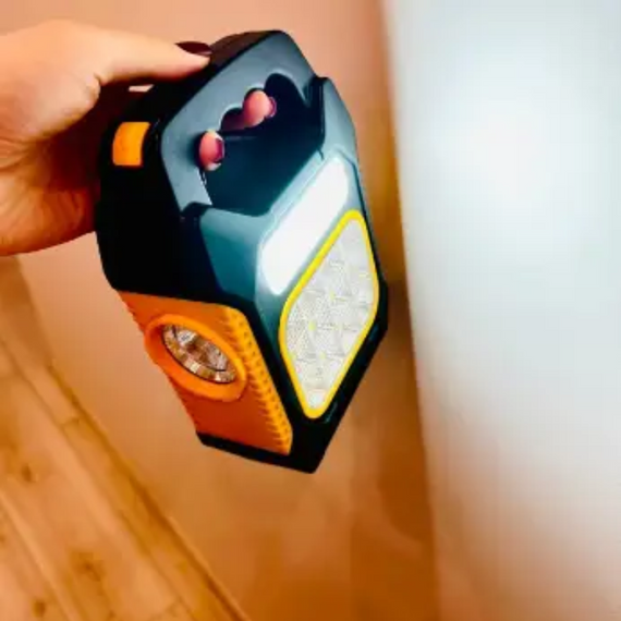 Ліхтар на сонячній батареї і павербанк, Портативний світлодіодний ліхтар   знижка | Зображення 7