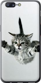 Чехол на OnePlus 5 Летящий котёнок "2322u-969-17620"
