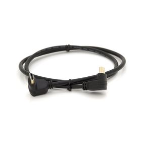 Кабель MerlionHDMI-HDMI 1.0m, v1.4, OD-7.5mm, круглый Black