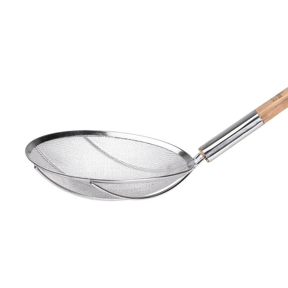 Шумовка "паук" с деревянной ручкой Ø 24 см для фритюра и вока HP-19-19-24CM | Зображення 4