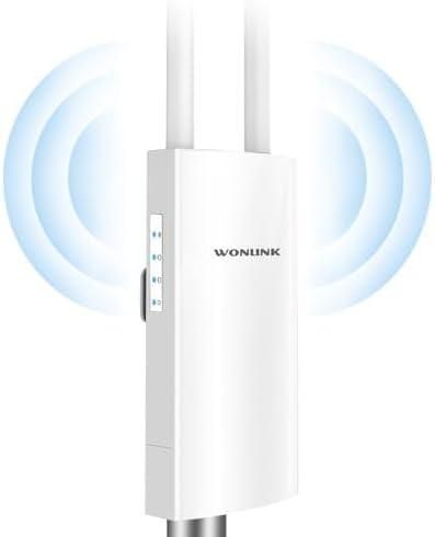 1200 Мбит/с водонепроницаемый высокомощный уличный маршрутизатор Wi-Fi с покрытием 360 градусов, базовая станция Wi-Fi с двумя антеннами (WL-AP7202)