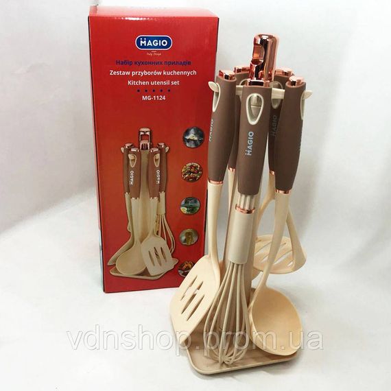 Силиконовые аксессуары для кухни Magio, Силиконовые кухонные принадлежности для готовки CM-35