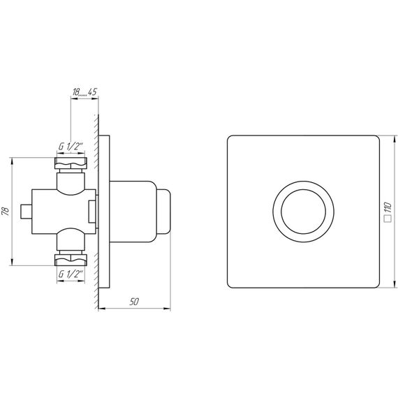 Кран-дозатор для пісуара та душа Tremolada ТREMO-467 | Зображення 1