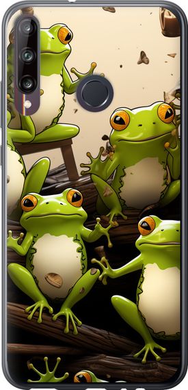 Чехол на Huawei P40 Lite E Жабки "5656u-1875-17620"
