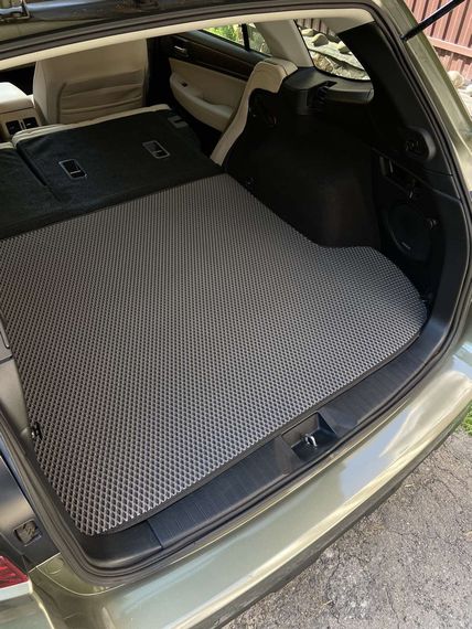 Килимок багажника (чорний, EVA, поліуретановий) для Subaru Outback 2014-2019 рр | Зображення 5