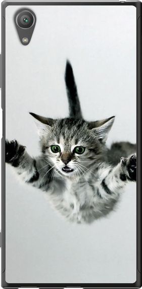 Чехол на Sony Xperia XA1 Plus G3412 Летящий котёнок "2322u-1129-17620"