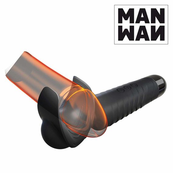 Мастурбатор-вибромассажер Manwan MAN.WAND, отлично для пар, вибро-минет, 20 режимов Sex Aura | Зображення 2