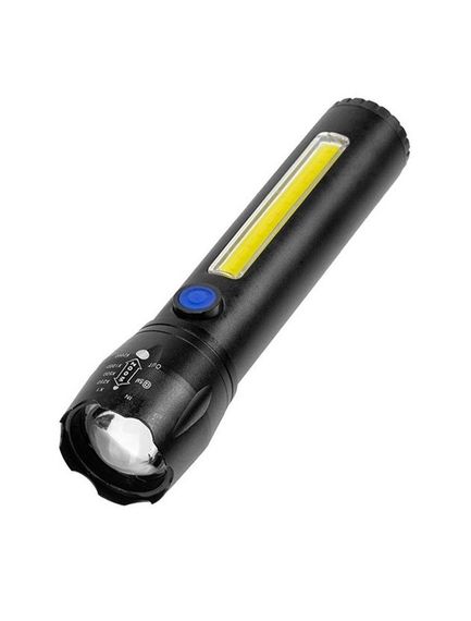 Фонарь ручной X-BALOG BL-C62 XPE + COB с встроенным аккумулятором и зарядкой от USB