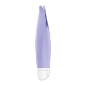 Вібратор з пелюстками Fun Factory VOLITA purple, компактний, дуже тихий, на батарейках Sex Aura