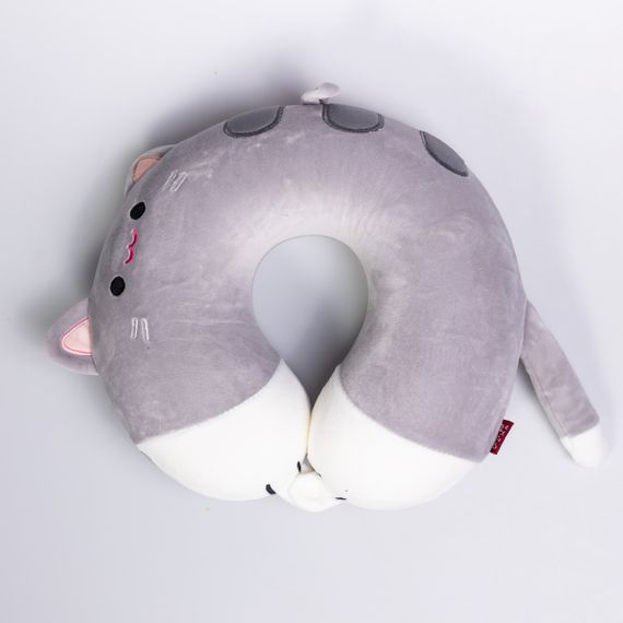 Подушка для шиї Kitty U-подібна, сірий HP-56-11G
