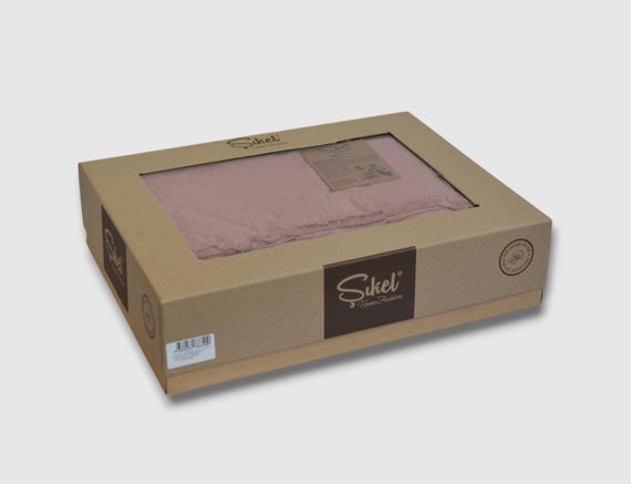 Постільна білизна Sikel Stonewashed Soho Firfirli 200 х 220 см Rose | Зображення 5