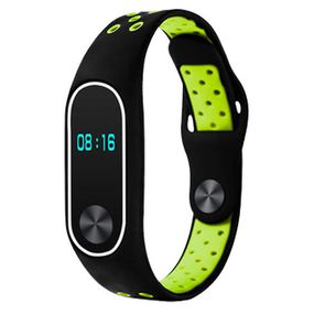 Силіконовий ремінець Primo Perfor Sport для Xiaomi Mi Band 2 - Black&Green