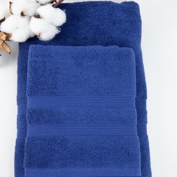 Рушник для обличчя банний ТЕП Tender Touch Navy Р-04137-27874 50х90 см індиго | Зображення 1