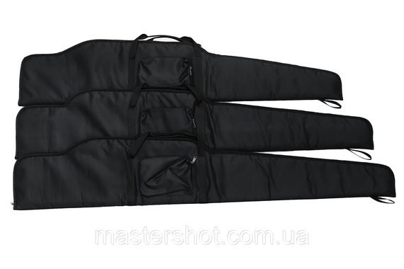 Чохол для мисливської рушниці карабіна гвинтівки воздушки з оптикою прицілом чохол з ущільнювачем 125см чорний MS | Зображення 4