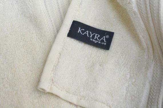Рушник махровий SВ-2 Kayra 70х140 см. кремовий | Зображення 3