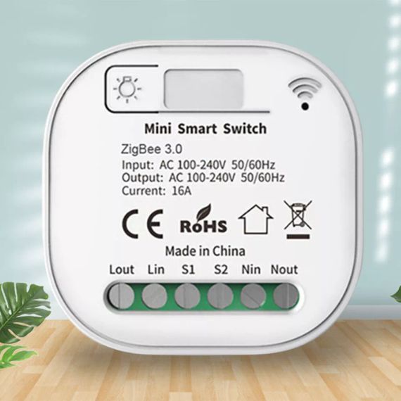 DIY Mini Switch Controller Пульт дистанционного управления Tuya WiFi Работает с Alexa Google Home (305js) | Зображення 1