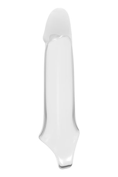 Насадка на пеніс Dreamtoys Ramrod з кільцем для мошонки, прозора sexstyle | Зображення 1