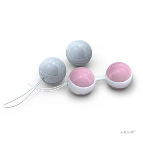 Набір вагінальних кульок LELO Beads Mini, діаметр 2,9 см, змінне навантаження, 2х28 та 2х37 г sexstyle