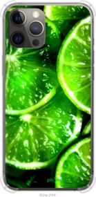 Чохол на iPhone 12 Pro Max Зелені часточки лимона "852sp-2054-2448"