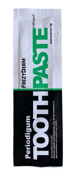 Зубна паста - пробник FREZYDERM TOOTHPASTE PERIODIGUM, 3 гр.