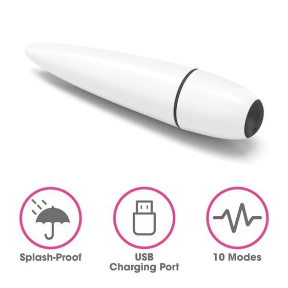 Вібропуля - IJOY Rechargeable Power Play White | Зображення 2