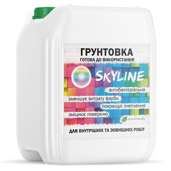 Грунтовка акриловая глубокопроникающая готовая к применению SkyLine 10 л