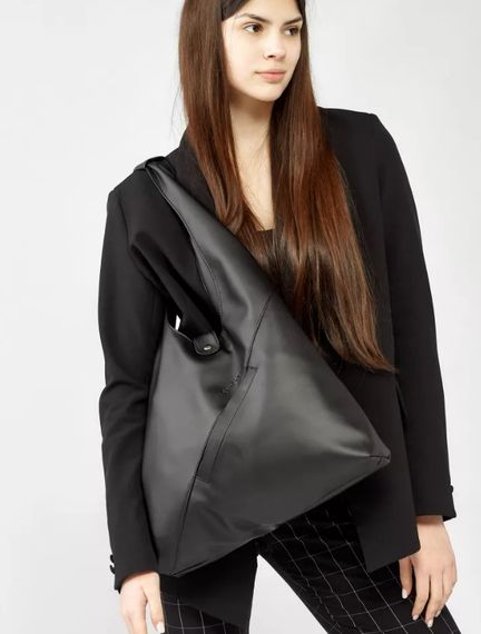 Сумка жіноча Sambag HOBO M чорний 35 х 40 х 8 см (53200001) | Зображення 3