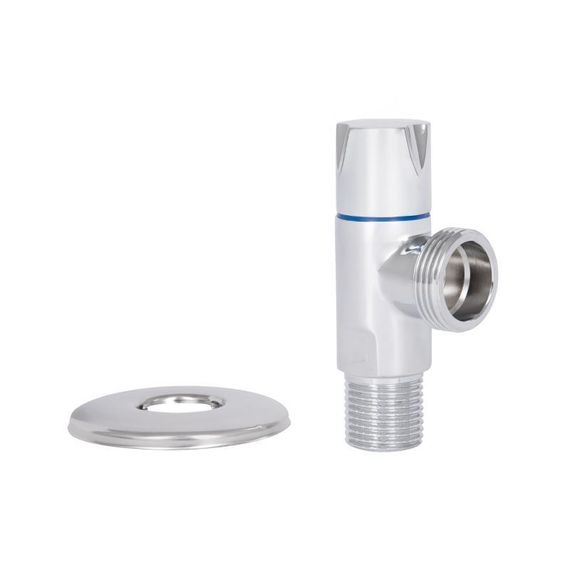 Кран кутовий Thermo Alliance Standart (ручка кругла) з керам.буксою 1/2"Н х 3/4"Н SF342W1520 | Зображення 6