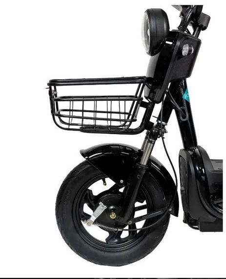 Электровелосипед Crosser CR-1 800W 60V 24Ah, электроскутер до 50 км/ч, запас хода до 60 км, 2 места Черный | Зображення 2