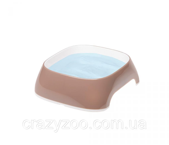 Миска для собак та котів Ferplast Glam Extra Small пластикова сіра 13x12x3.5 см 200 мл 71208021 | Зображення 1