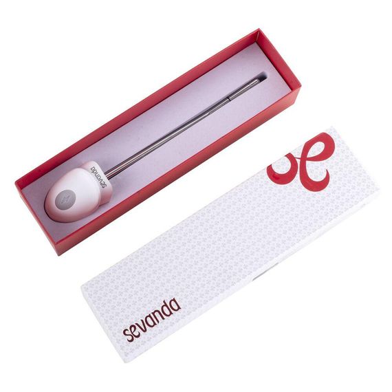 Уретральний зонд LOCKINK SEVANDA Vibrating & E-stim Metal Urethral Sounding — White Sex Aura | Зображення 8