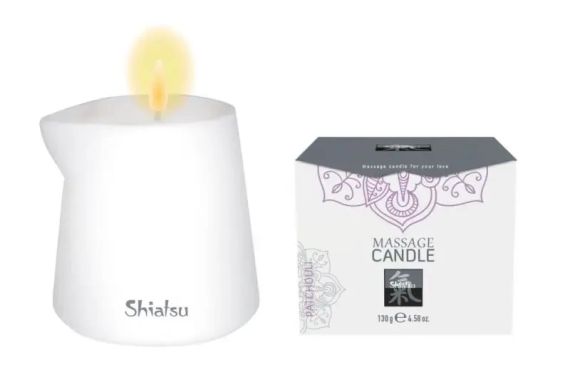 Свічка для масажу SHIATSU Пачулі, 130 гр Sex Aura