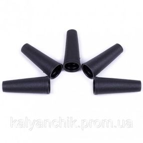 >Мундштук для кальяна одноразовый универсальный AMY черный 100 шт.