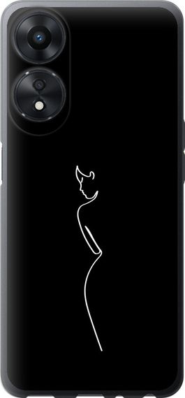 Чехол на Oppo A78 5G Силуэт1 "4590u-3169-17620"