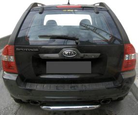 Задня дуга AK005 (нерж.) для Kia Sportage 2004-2010 рр