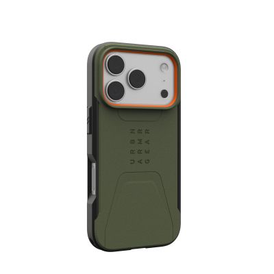 Чехол для мобильного телефона UAG iPhone 17 Pro Civilian MagSafe Olive/Orange (114545117297) | Зображення 9