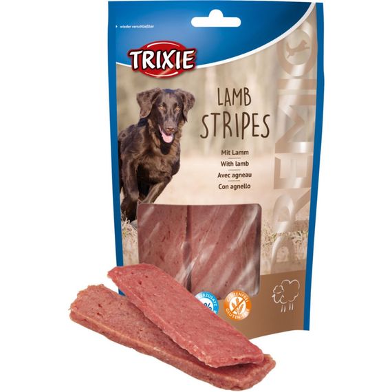 Ласощі для собак з ягнятком Trixie Premio Lamb Stripes, 100 гр | Зображення 2