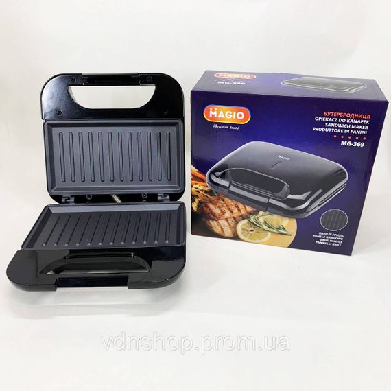 Гриль решетка для жарки мяса, Сэндвичница электрическая для бутербродов, Домашний гриль бутербродница CH-11 | Зображення 4