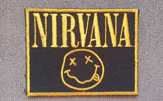 Шеврон нашивка Нірвана Nirvana 60х80