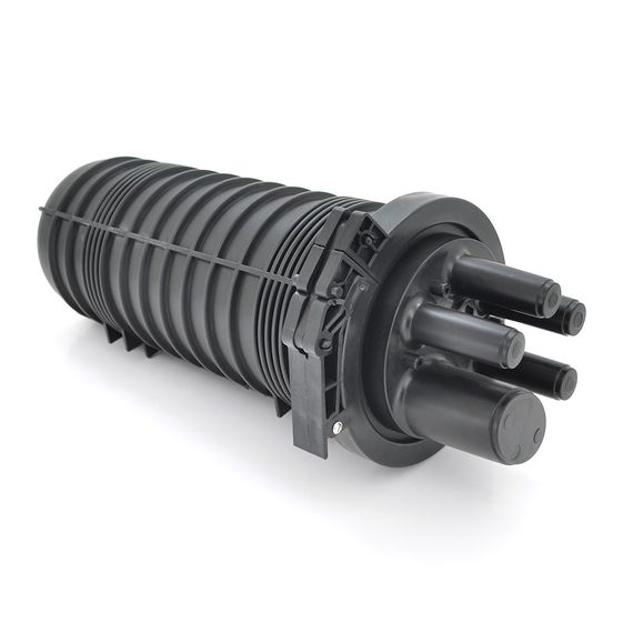 Муфта оптична Merlion ML-OP-F106H-96C, герметична, 5 вводів, до 4-х касет, до 96 зварок, матеріал PP | Зображення 1