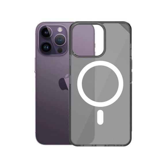 Чохол накладка Silicone Clear Case Full MagSafe для iPhone 13 Pro- grey