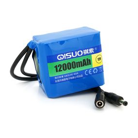 Аккумуляторная батарея литиевая QiSuo 12V 12A с элементами Li-ion 18650